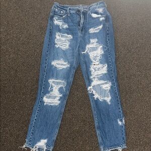 American Eagle Outfitters Distressed Blue Jeans